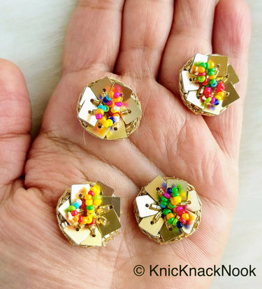 Handmade Gold Buttons